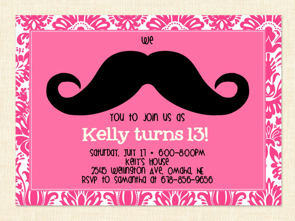 13th Birthday Party Invitation Wording Inspirational 13th Birthday Party Invitation Ideas – Free Printable
