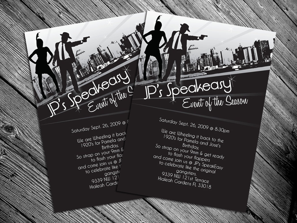 1920s Party Invitation Template Free Fresh 1920s Party Invites
