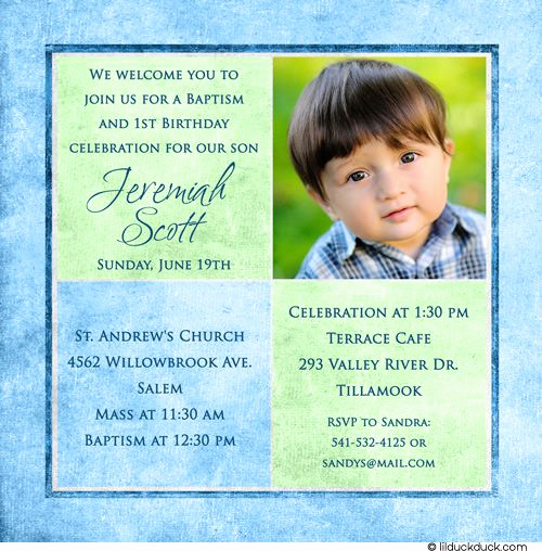 1st Birthday Invitation Wording Fresh 1st Birthday and Christening Baptism Invitation Sample