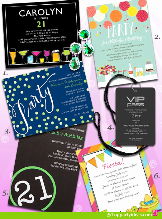 21st Birthday Invitation Ideas Lovely 21st Birthday Party Ideas