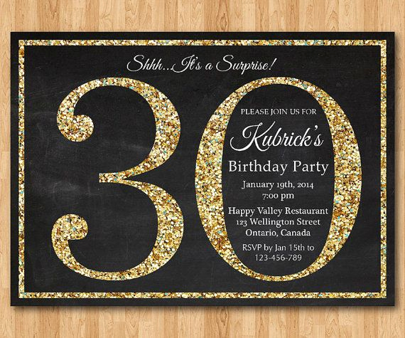 30th Birthday Invitation Wording Unique Surprise 30th Birthday Party Invitations