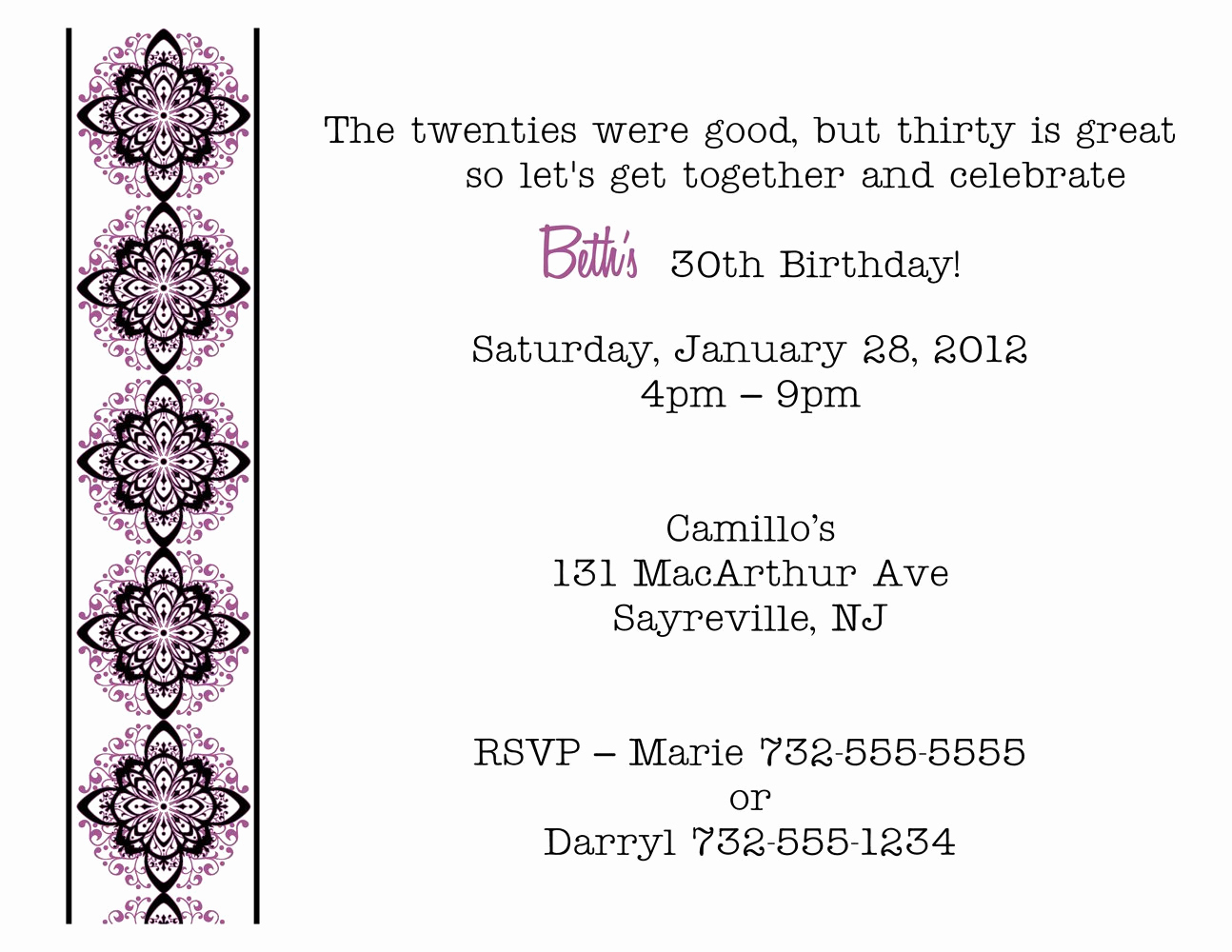 30th Birthday Party Invitation Wording Awesome 30th Birthday Quotes for Invitations Quotesgram