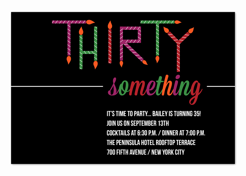 30th Birthday Party Invitation Wording Best Of Thirty something Birthday Invitations by Invitation