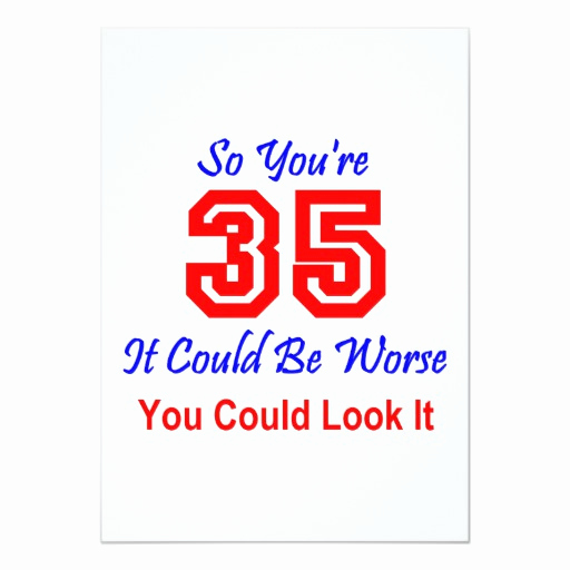 35th Birthday Invitation Wording Inspirational 35th Birthday Party Invitations