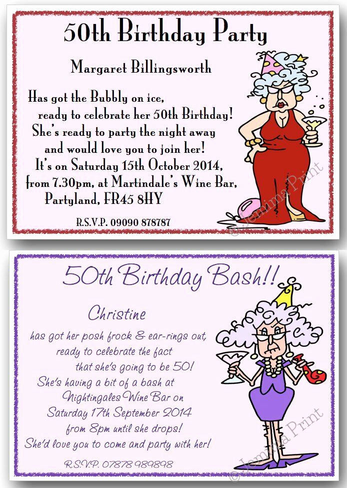 40th Birthday Invitation Wording Funny Best Of Personalised 30th 40th 50th 60th 70th 80th 90th Funny