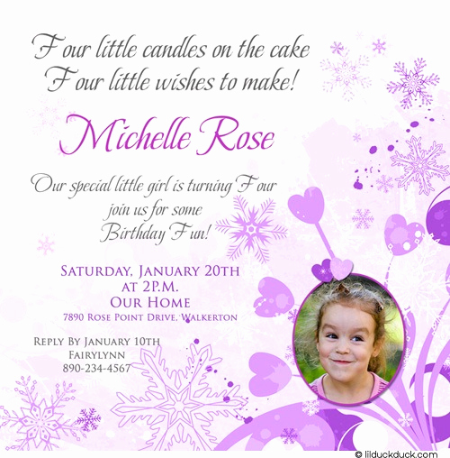 4th Birthday Invitation Wording Best Of 4th Birthday Invitation Wording A Birthday Cake
