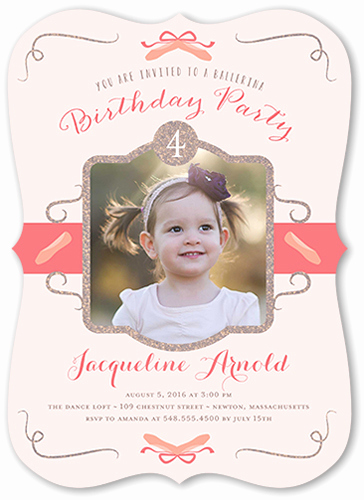 4th Birthday Invitation Wording Elegant 4th Birthday Invitations