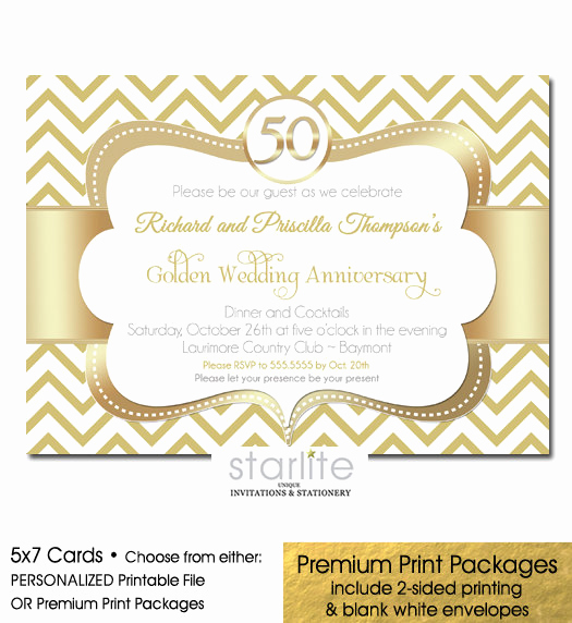 50th Anniversary Invitation Ideas Elegant 50th Anniversary Invitation Golden Wedding Anniversary