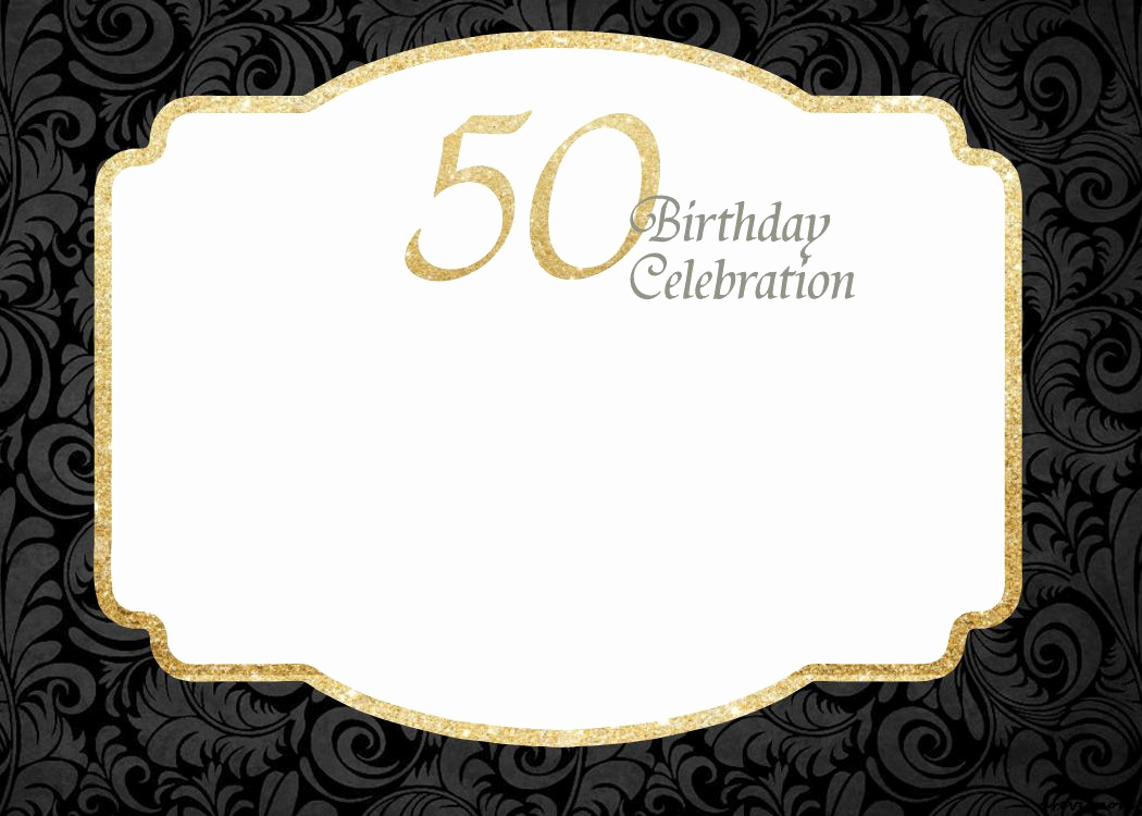 50th Birthday Invitation Template Lovely Free Printable 50th Birthday Invitations