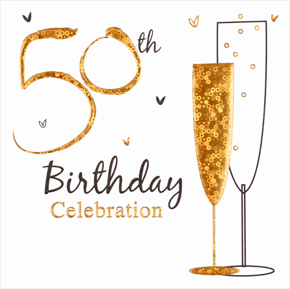 50th Birthday Invitation Template Unique 45 50th Birthday Invitation Templates – Free Sample