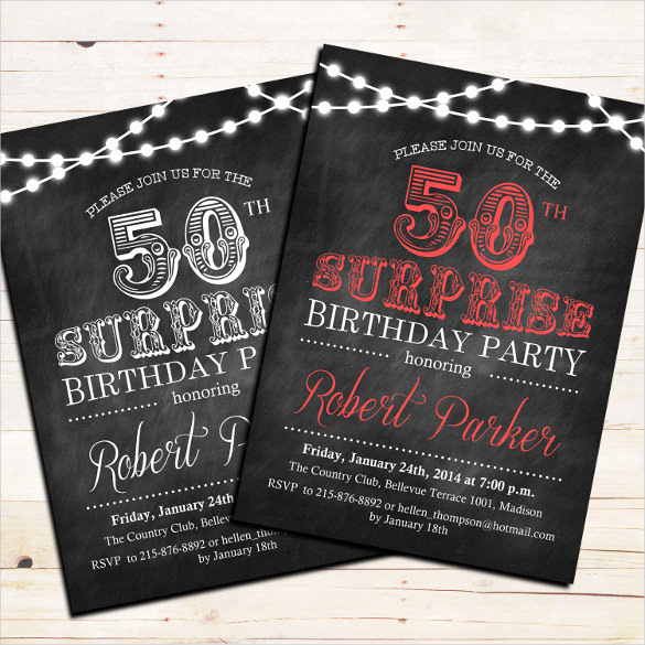 50th Birthday Invitation Templates New 45 50th Birthday Invitation Templates – Free Sample