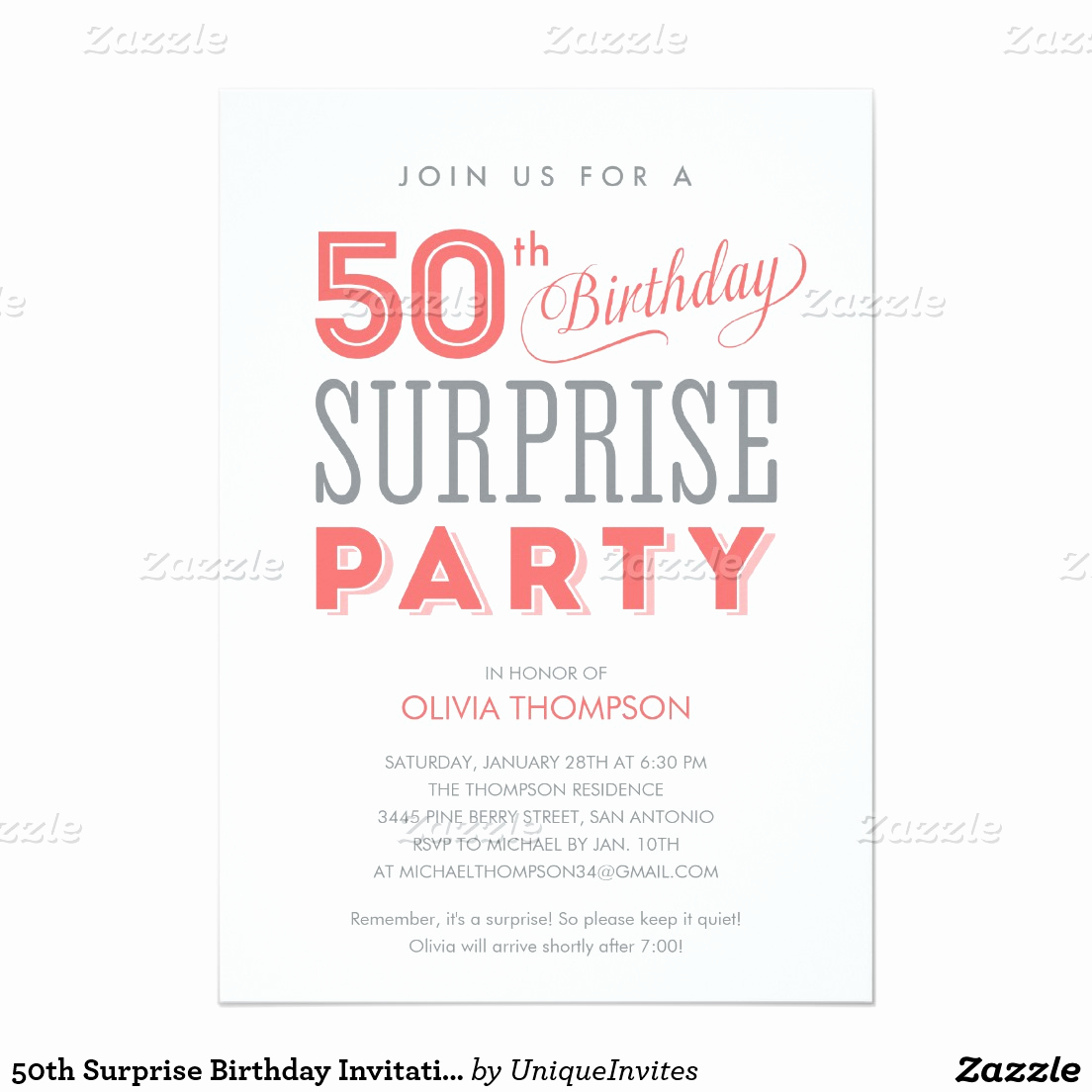 50th Birthday Invitation Wording Best Of 50th Birthday Invitations for Women