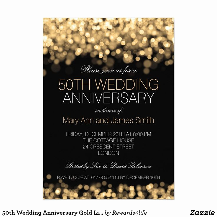 50th Wedding Anniversary Invitation Ideas Fresh 17 Best Ideas About Anniversary Invitations On Pinterest