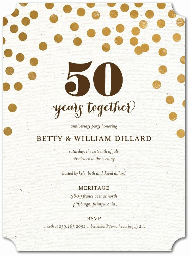 50th Wedding Anniversary Invitation Ideas Lovely 25 Best Ideas About Anniversary Invitations On Pinterest