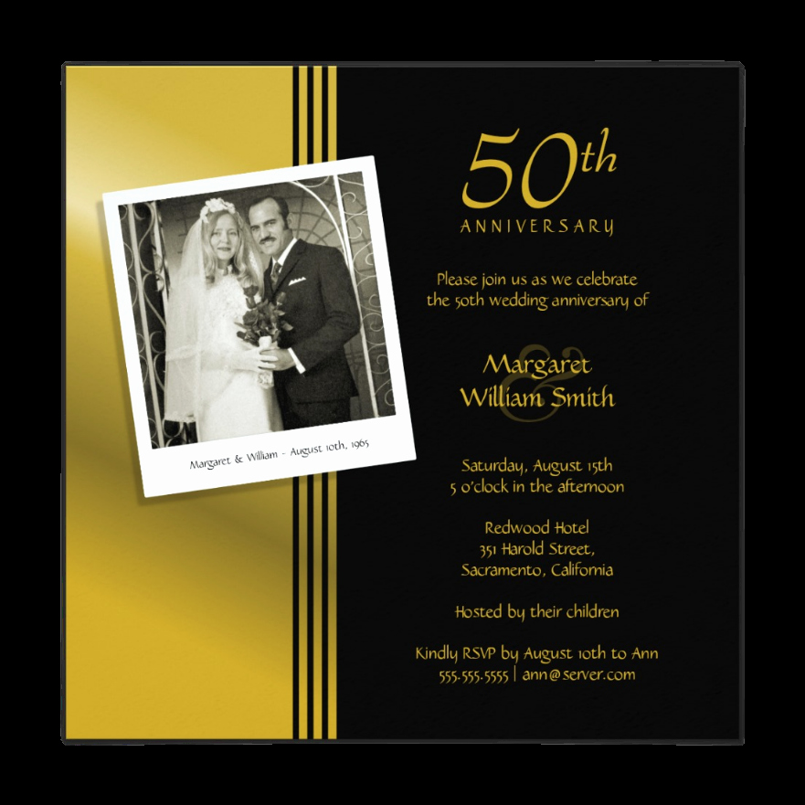anniversary invitations