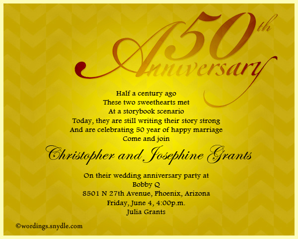 50th Wedding Anniversary Invitation Wording Awesome Funny Wording for 50th Wedding Anniversary Invitations