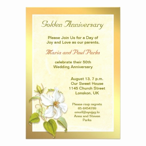 50th Wedding Anniversary Invitation Wording Elegant 27 Best Anniversary Invitations Images On Pinterest