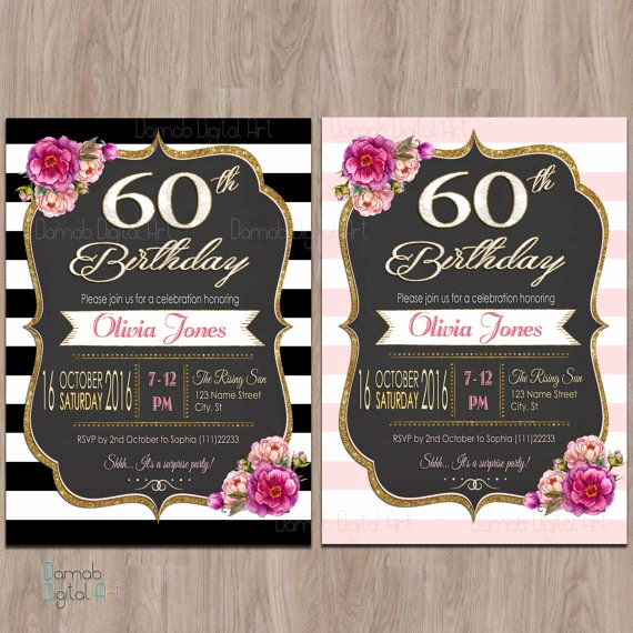 60 Birthday Invitation Ideas Lovely Best 25 60th Birthday Invitations Ideas On Pinterest