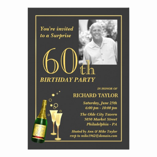 60 Birthday Invitation Ideas Unique Customized 60th Birthday Party Invitations 5&quot; X 7
