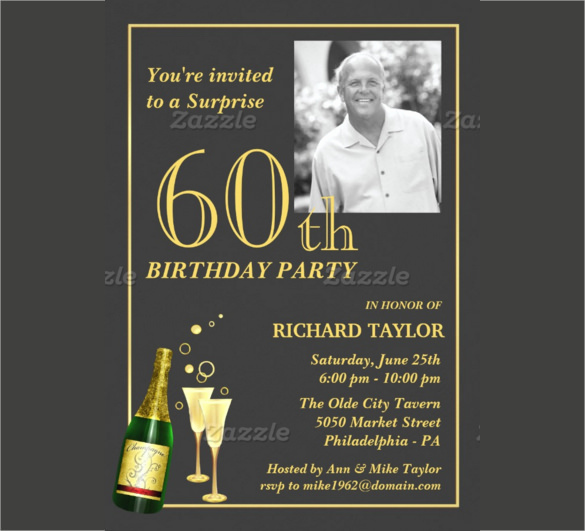 60th Birthday Invitation Template Lovely 26 60th Birthday Invitation Templates – Psd Ai
