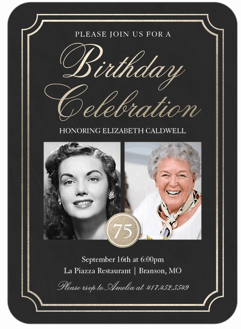 75th Birthday Invitation Wording Lovely the Best 75th Birthday Invitations and Party Invitation