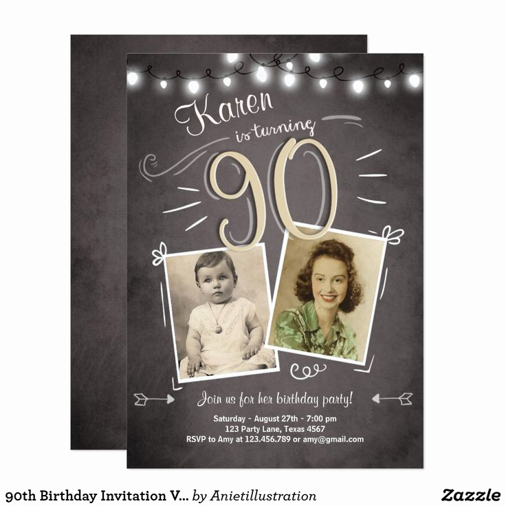 90th Birthday Invitation Ideas Beautiful Best 25 90th Birthday Invitations Ideas On Pinterest