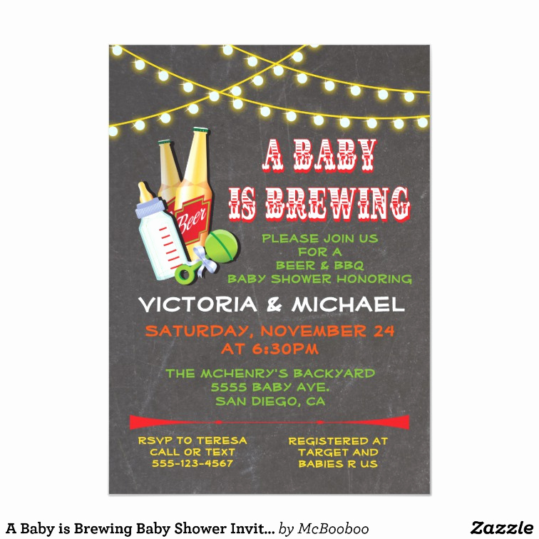 A Baby is Brewing Invitation New A Baby is Brewing Baby Shower Invitations