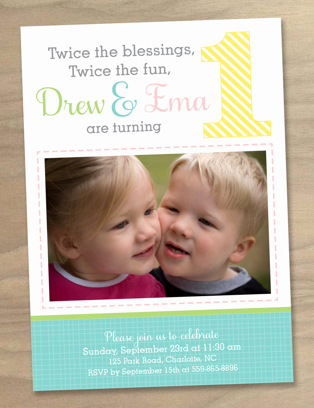 Baby 1st Birthday Invitation Awesome Happy Birthday Twins Boy and Girl Quotes Quotesgram