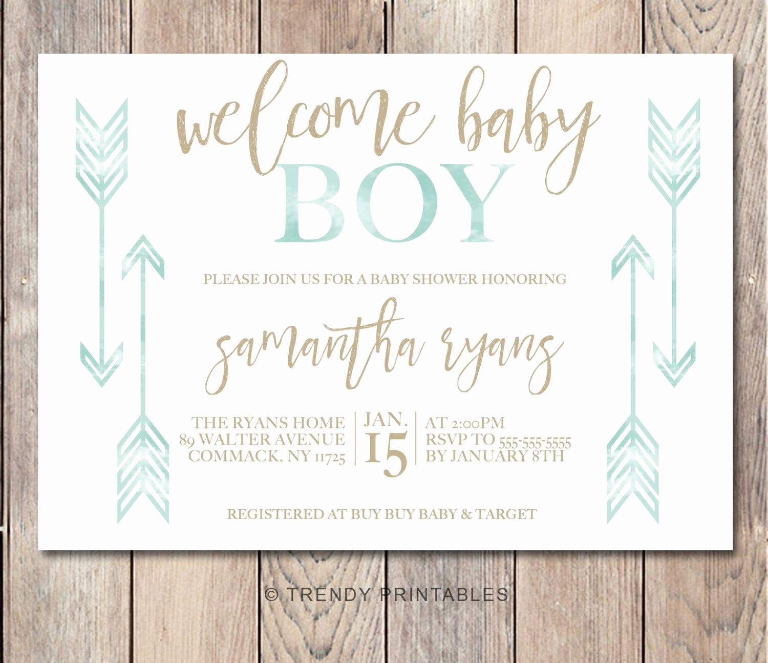 Baby Boy Shower Invitation Ideas Lovely Blank Invitation Templates Free for Word Free Line