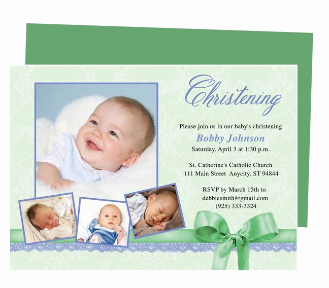 Baby Dedication Invitation Templates Elegant Saint Baby Baptism Invitations Template Available In
