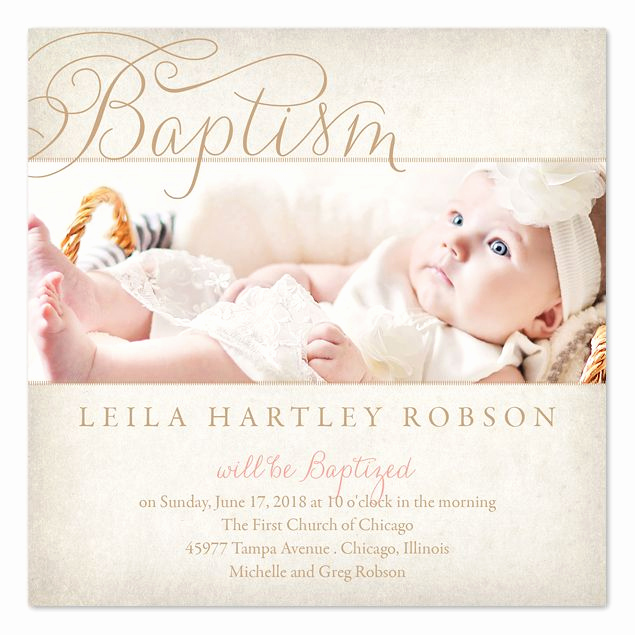 Baby Dedication Invitation Templates Luxury Graceful Baptism