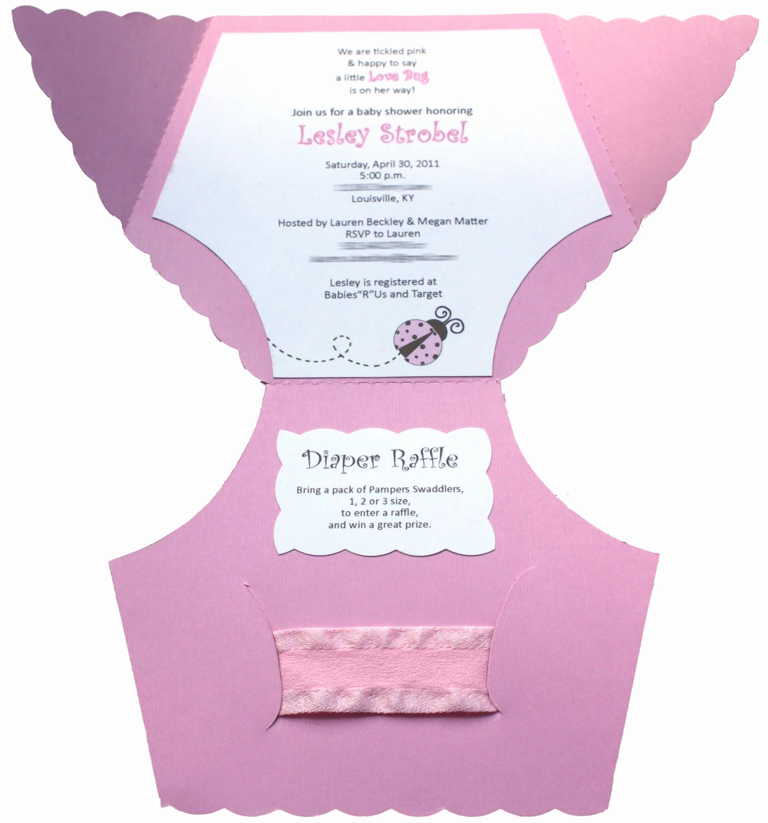 Baby Diaper Invitation Template New Baby Shower Diaper Invitation Template Kids