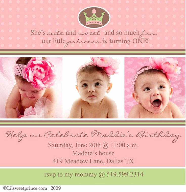 Baby Girl First Birthday Invitation Beautiful Love the Wording &quot;she S Cute and Sweet and so Much Fun
