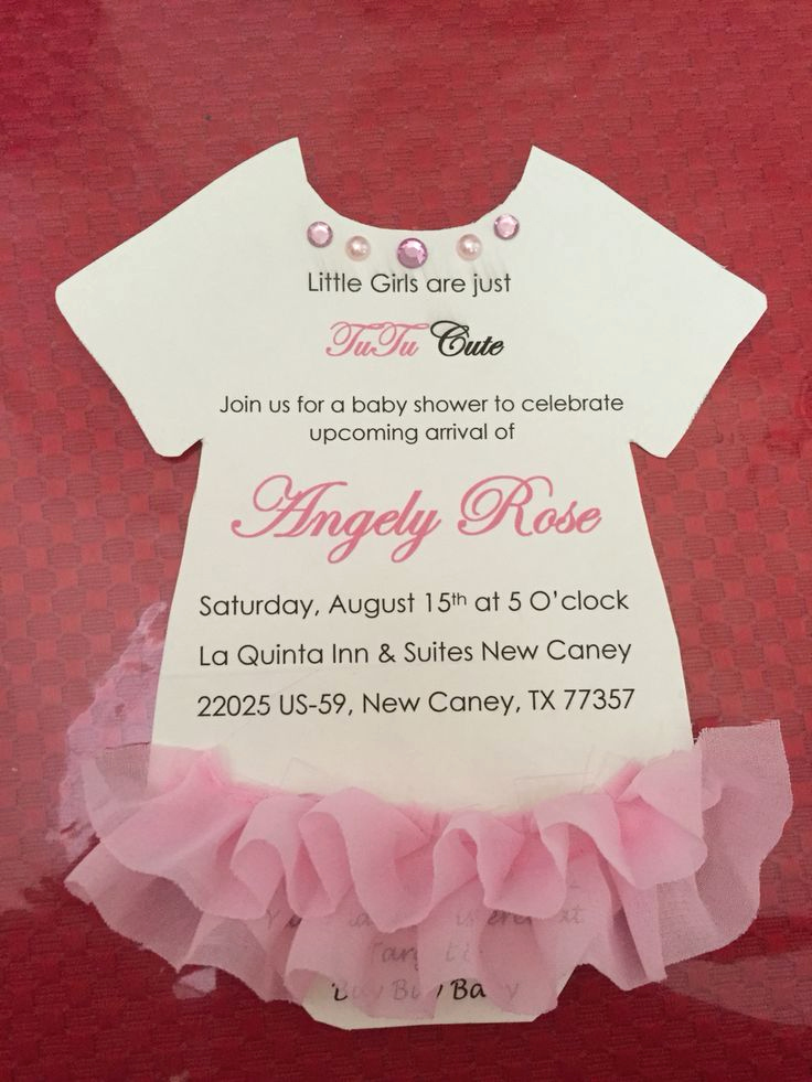 Baby Girl Shower Invitation Ideas Lovely Best 25 Tutu Invitations Ideas On Pinterest