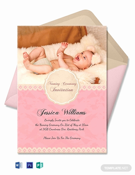 Baby Naming Invitation Wording Beautiful Free Opening Ceremony Invitation Card Template Download