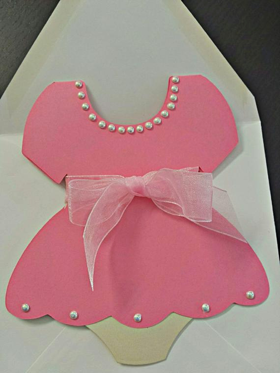 Baby Onesie Invitation Template Luxury Baby Shower Invitation Dress Invitation Esies Dress