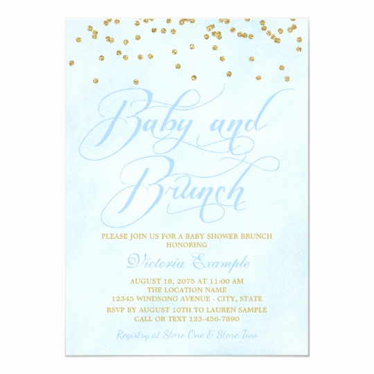 Baby Shower Brunch Invitation Luxury Boy Baby Brunch Baby Shower Invitations