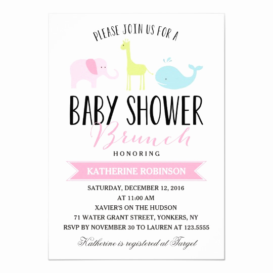 Baby Shower Brunch Invitation Unique Baby Brunch Baby Shower Invitation