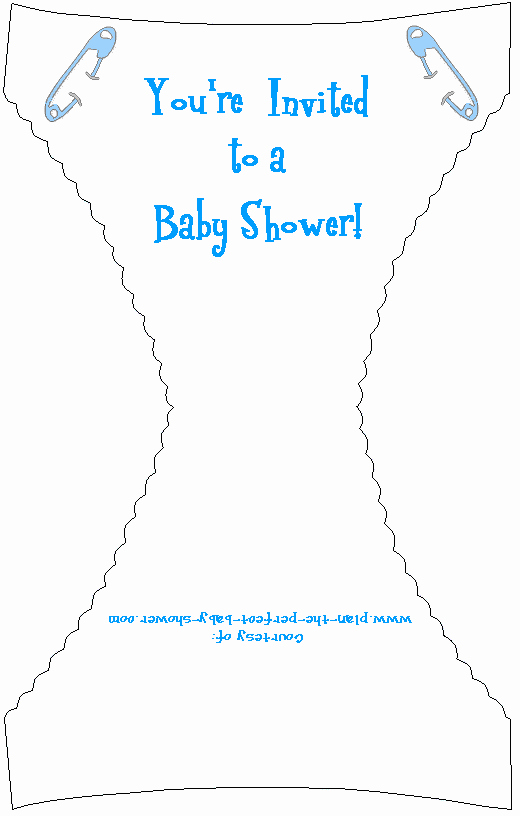 Baby Shower Diaper Invitation Template Lovely Cute and Free Printable Baby Shower Diaper Invitation