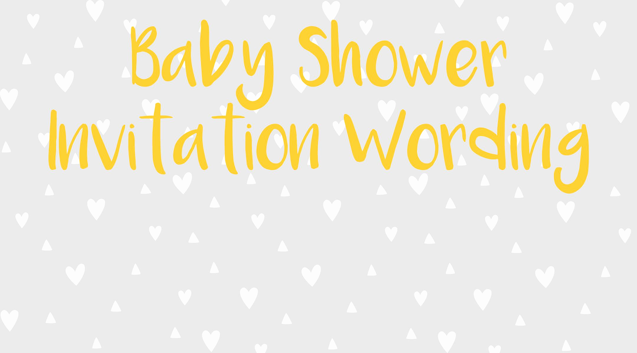 Baby Shower Invitation Example Luxury 22 Baby Shower Invitation Wording Ideas