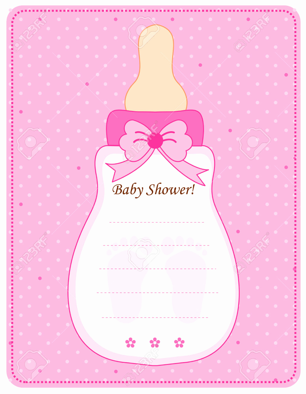 Baby Shower Invitation for Girls Lovely Baby Girl Invitation Templates