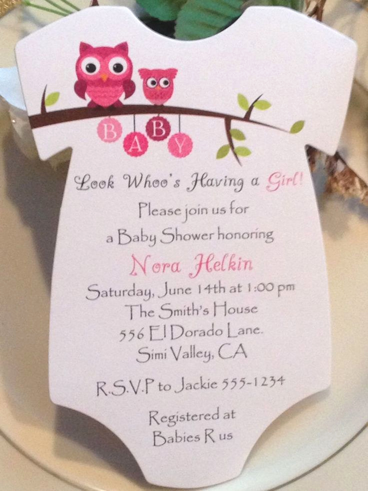 Baby Shower Invitation Ideas Girl Elegant Owl Esie Baby Shower Invitation for Boy or Girl