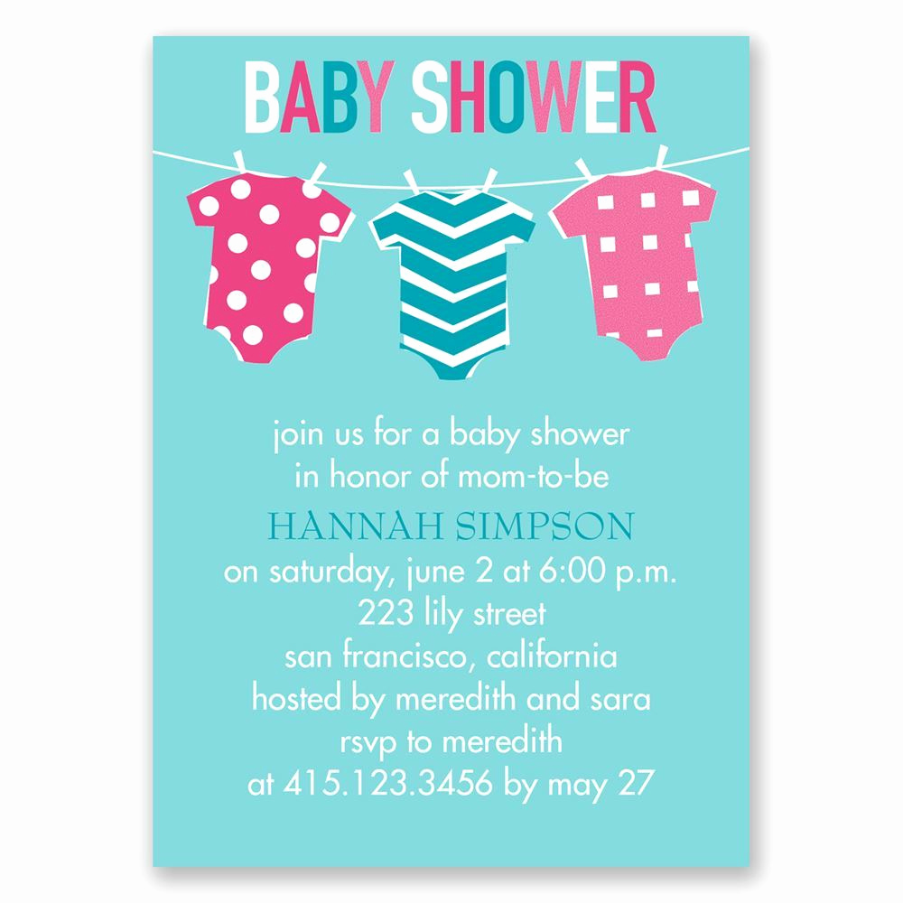 Baby Shower Invitation Images Elegant Baby Clothes Mini Baby Shower Invitation