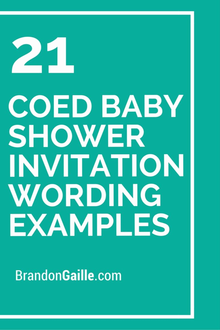 Baby Shower Invitation Message Beautiful 21 Coed Baby Shower Invitation Wording Examples