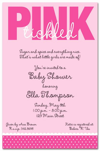 Baby Shower Invitation Messages Inspirational 43 Best Girl Baby Shower Invitations Images On Pinterest