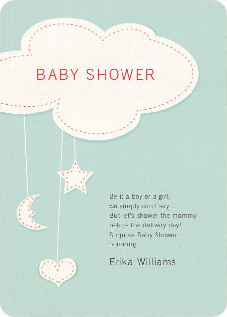 Baby Shower Invitation Pictures New Handcrafted Mobile Baby Shower Invitations