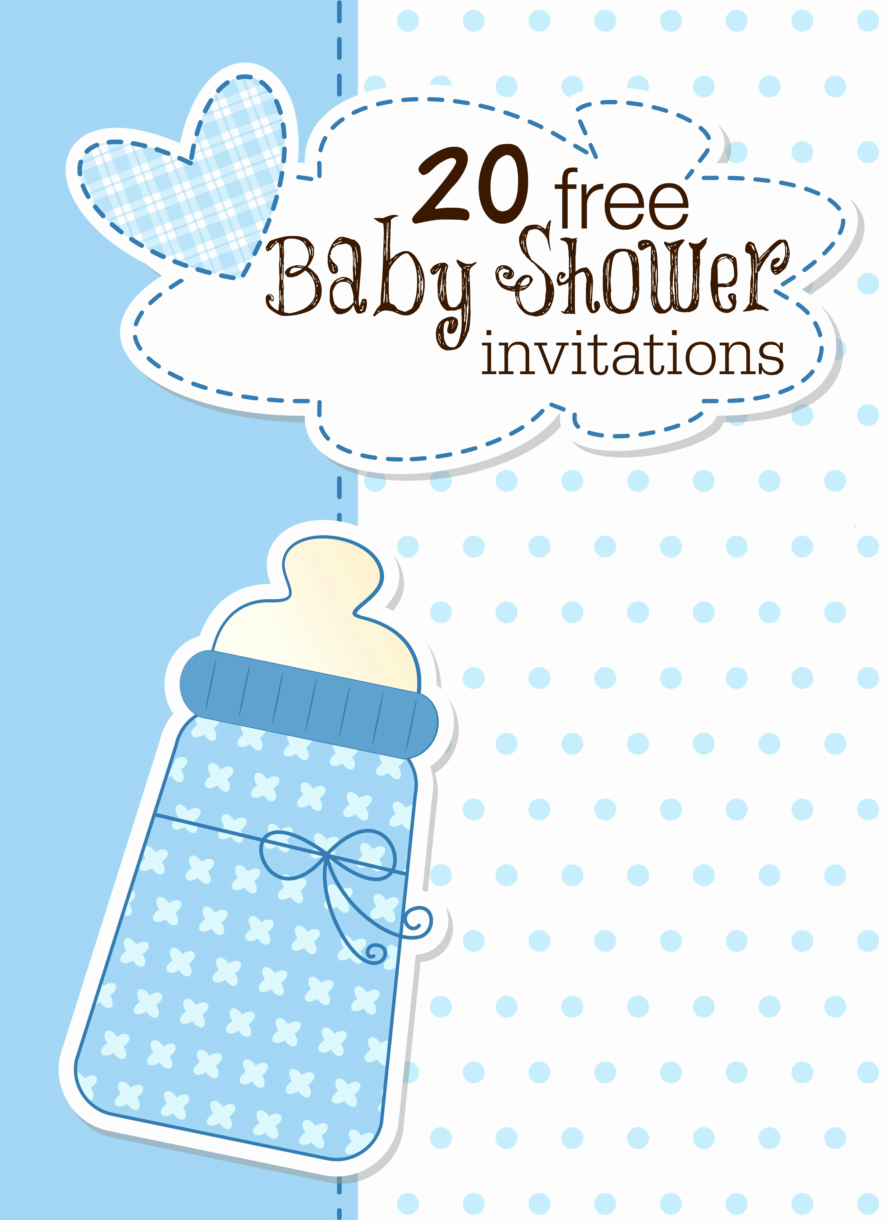 Baby Shower Invitation Template Best Of Printable Baby Shower Invitations
