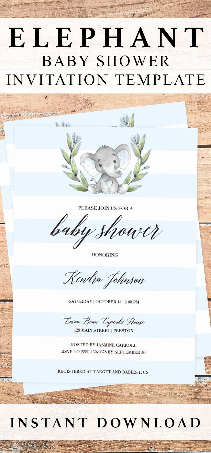 Baby Shower Invitation Template Fresh Best 25 Baby Shower Templates Ideas On Pinterest