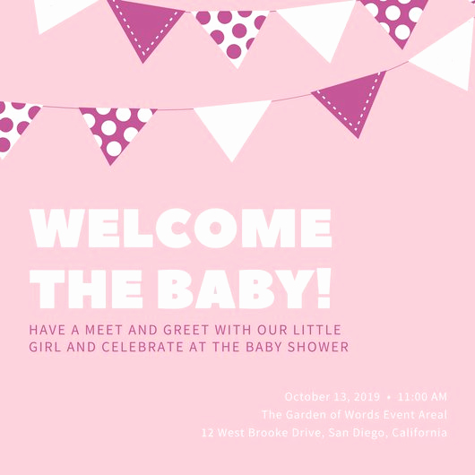 Baby Shower Invitation Template Fresh Customize 832 Baby Shower Invitation Templates Online Canva
