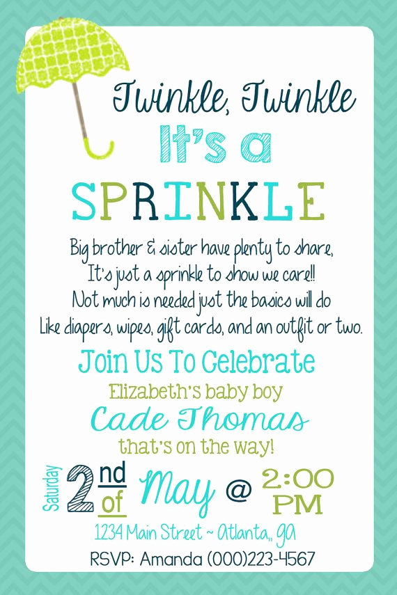 Baby Sprinkle Invitation Wording Fresh Best 25 Baby Sprinkle Invitations Ideas On Pinterest
